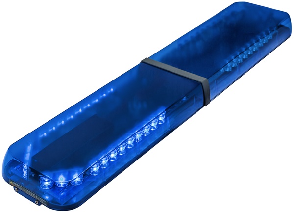 Rampe LegiFit 60cm - Leds Bleues/Capot Bleu - CD Signalisation